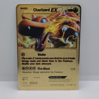 Charizard EX metal Pokemon card