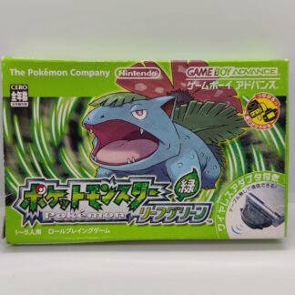 Pokemon Verde Foglia GameBoy Advance JAP boxato