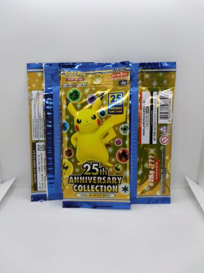 Pacchetti Pokemon Gran Festa 25° anniversario trading card game kor