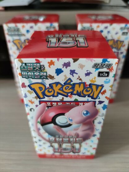 Pokémon SET 151 box sigillato coreano