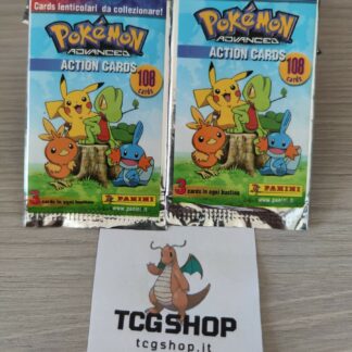 Booster packs Pokémon Advanced action cards Panini