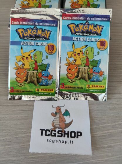 Booster packs Pokémon Advanced action cards Panini
